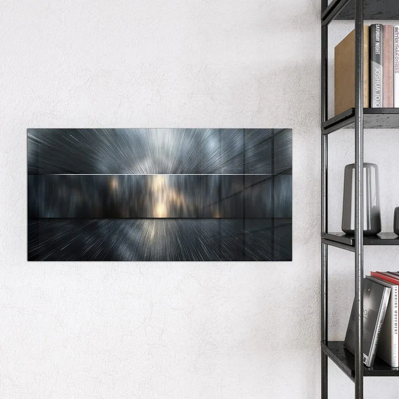 Magnettafel - Silberne Lichtstrahlen
