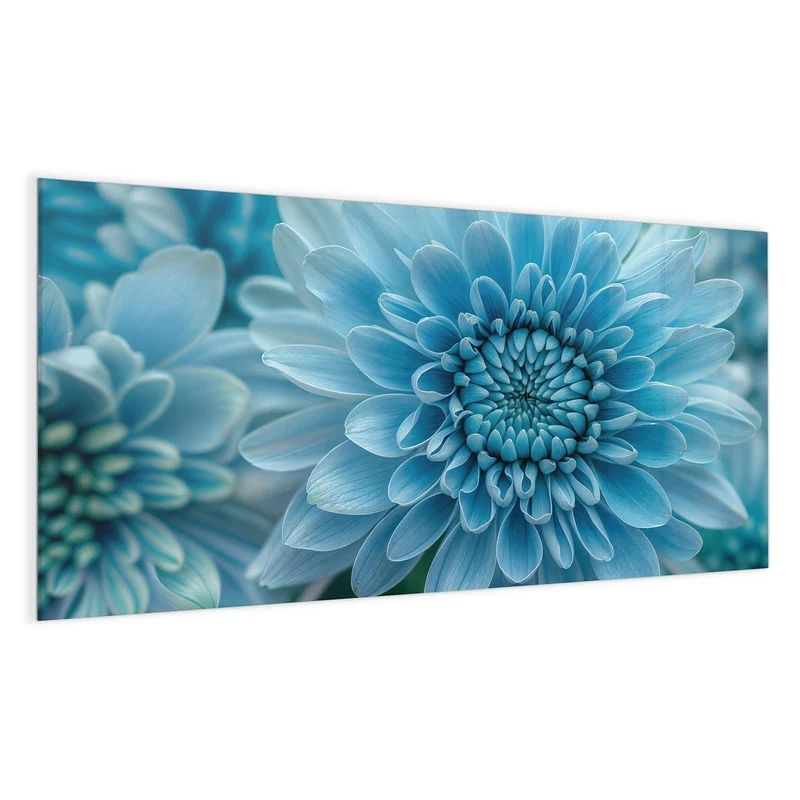 Magnettafel - Blüte mit Türkiskern