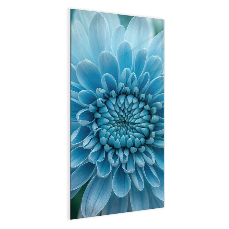 Magnettafel - Blüte mit Türkiskern