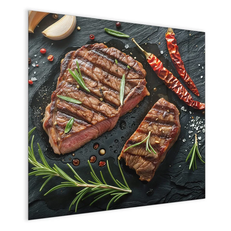Magnettafel - Saftiges Rosmarinsteak