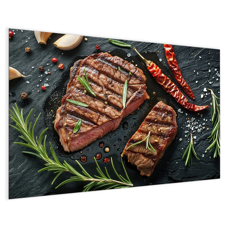 Magnettafel - Saftiges Rosmarinsteak