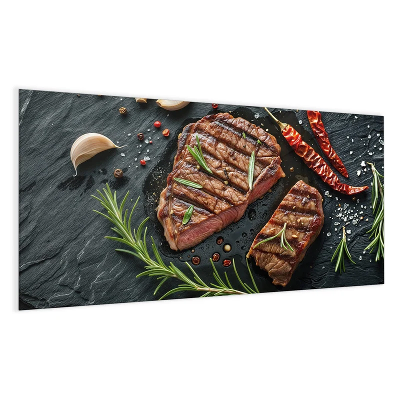 Magnettafel - Saftiges Rosmarinsteak