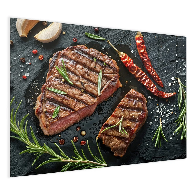 Magnettafel - Saftiges Rosmarinsteak
