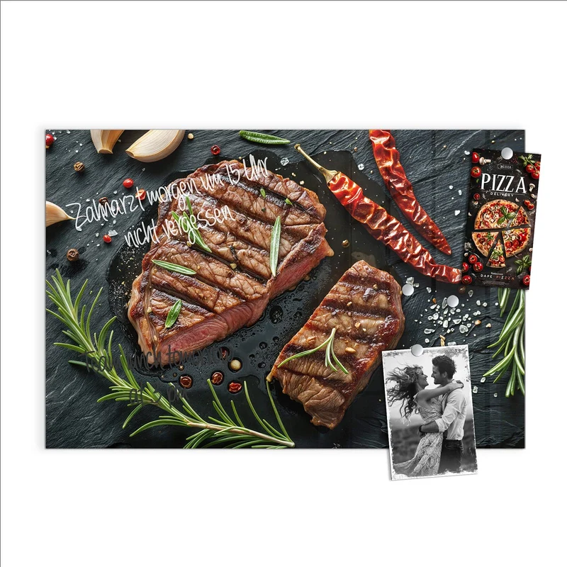 Magnettafel - Saftiges Rosmarinsteak