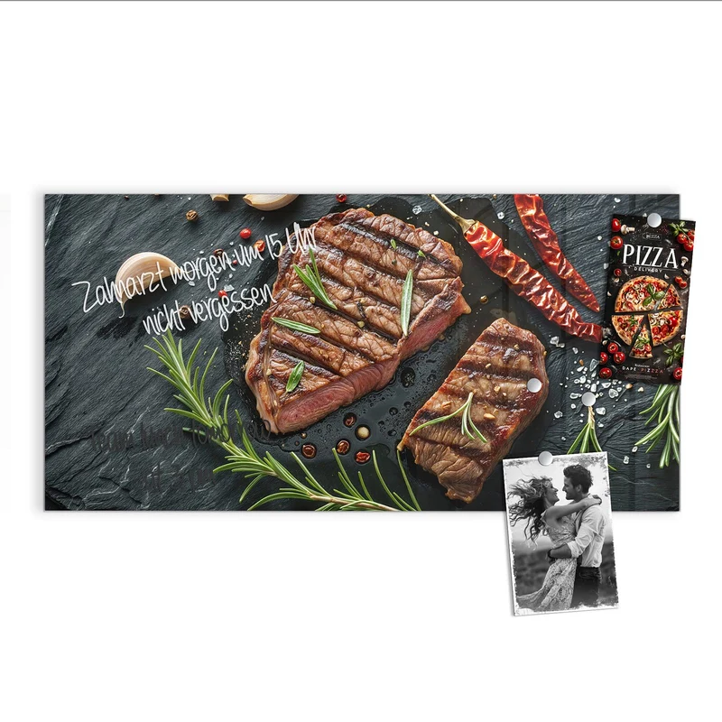 Magnettafel - Saftiges Rosmarinsteak