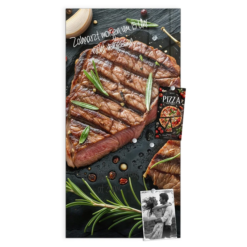 Magnettafel - Saftiges Rosmarinsteak