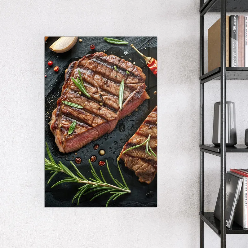 Magnettafel - Saftiges Rosmarinsteak