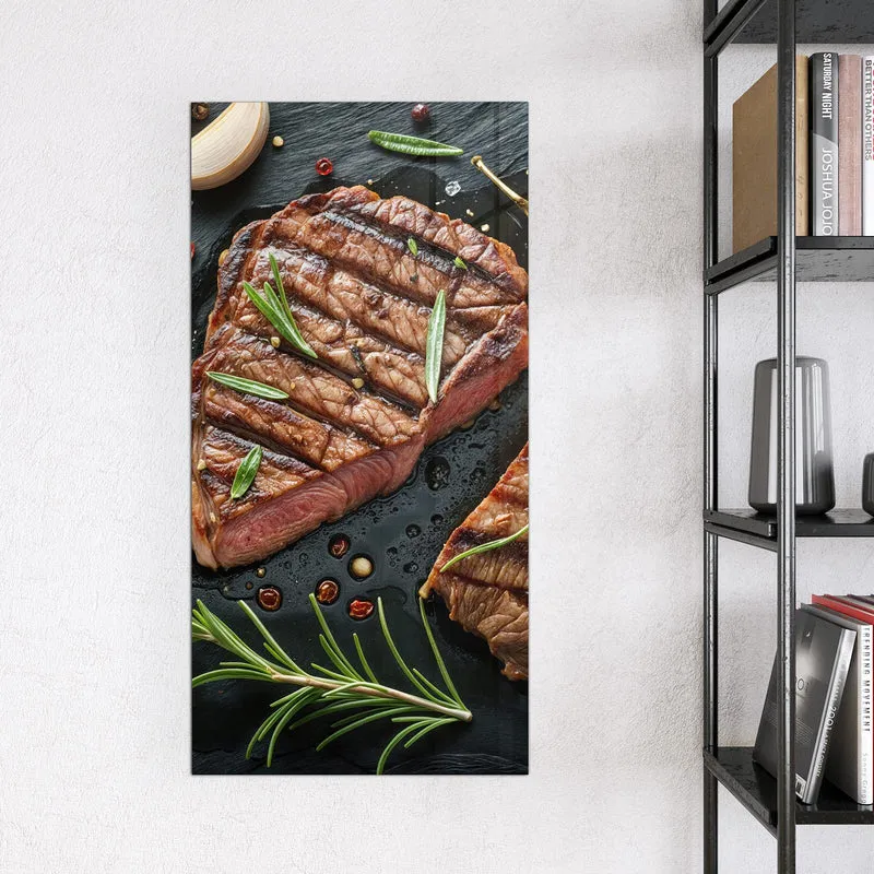 Magnettafel - Saftiges Rosmarinsteak