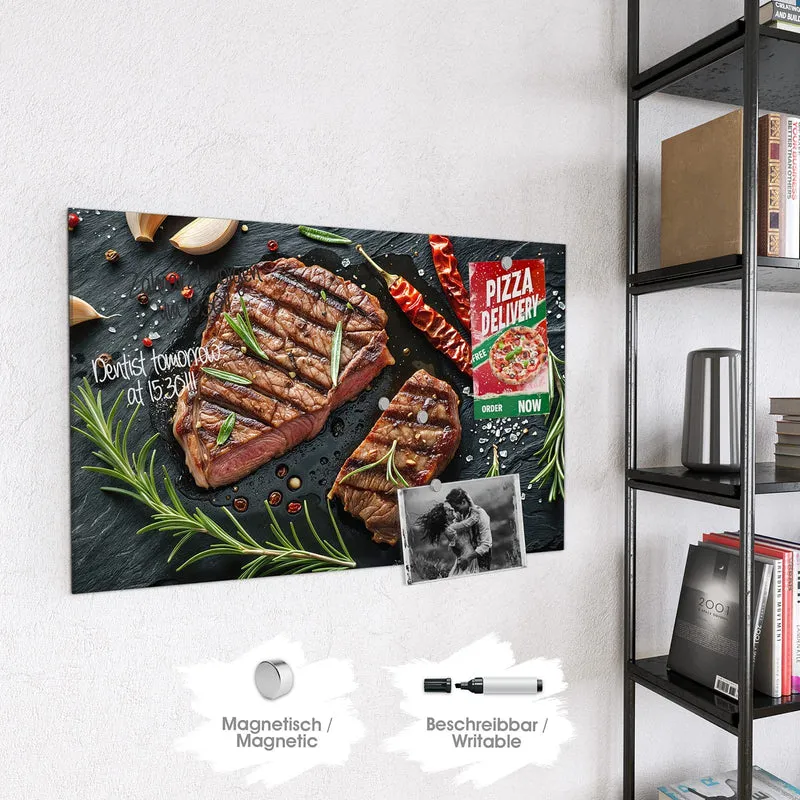 Magnettafel - Saftiges Rosmarinsteak
