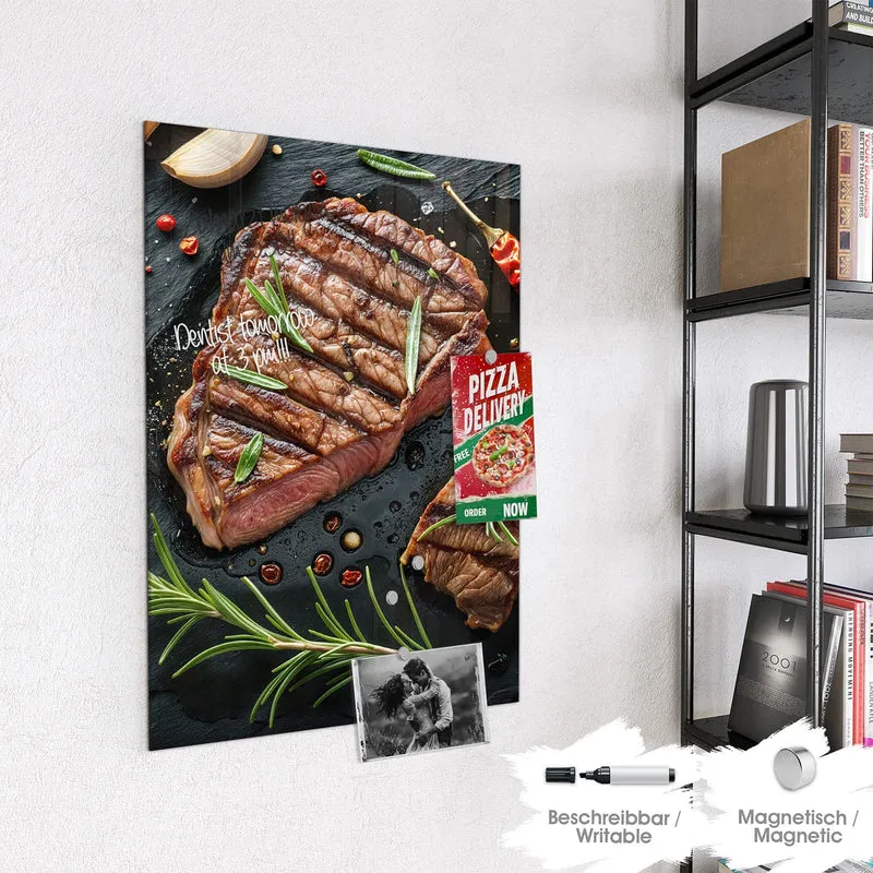 Magnettafel - Saftiges Rosmarinsteak