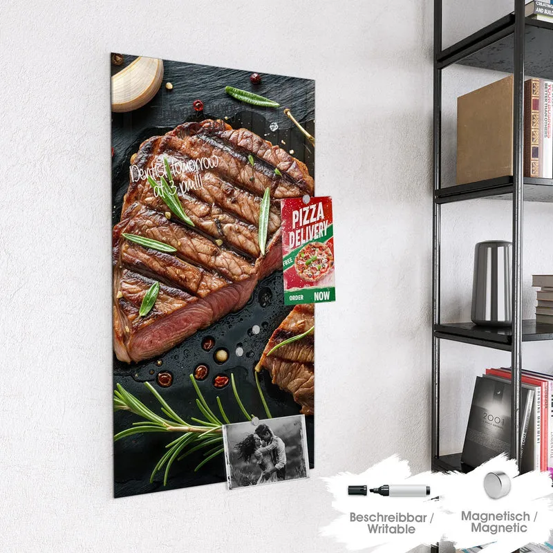 Magnettafel - Saftiges Rosmarinsteak