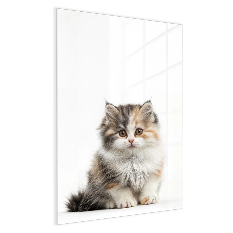 Magnettafel - Flauschige Katze
