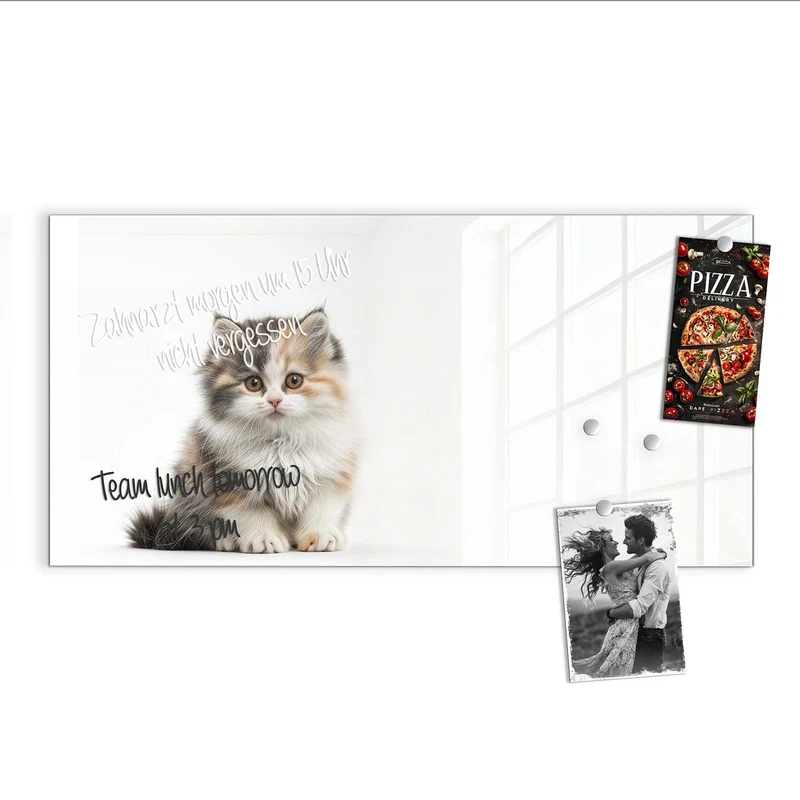 Magnettafel - Flauschige Katze