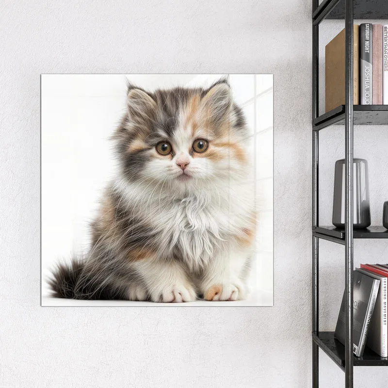 Magnettafel - Flauschige Katze
