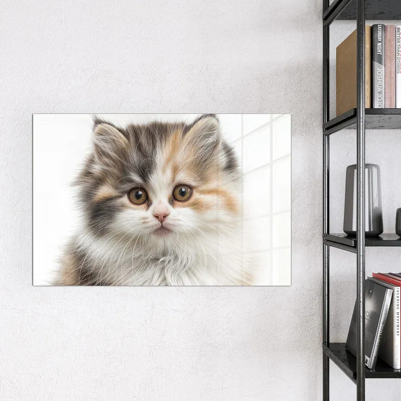 Magnettafel - Flauschige Katze