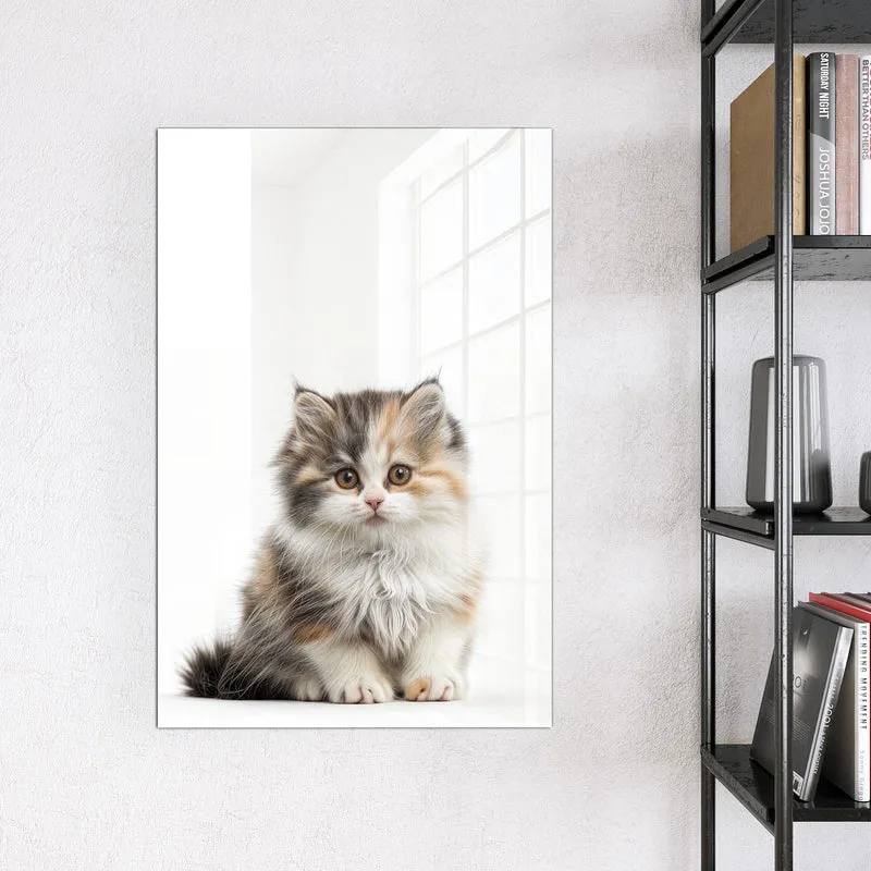 Magnettafel - Flauschige Katze