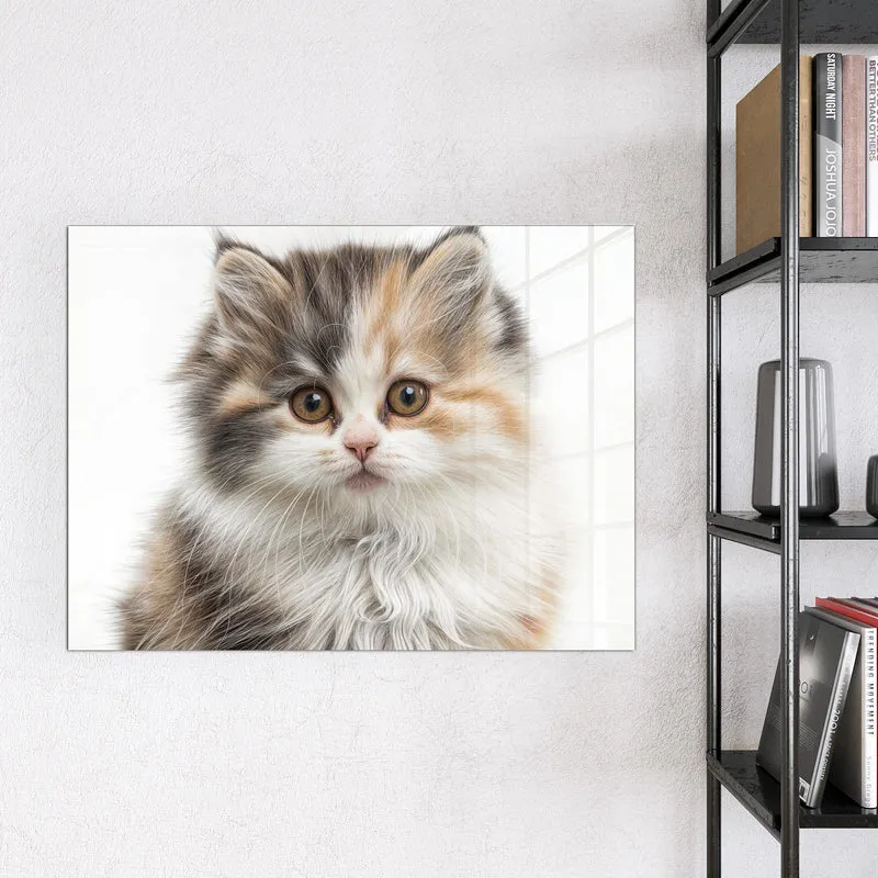 Magnettafel - Flauschige Katze