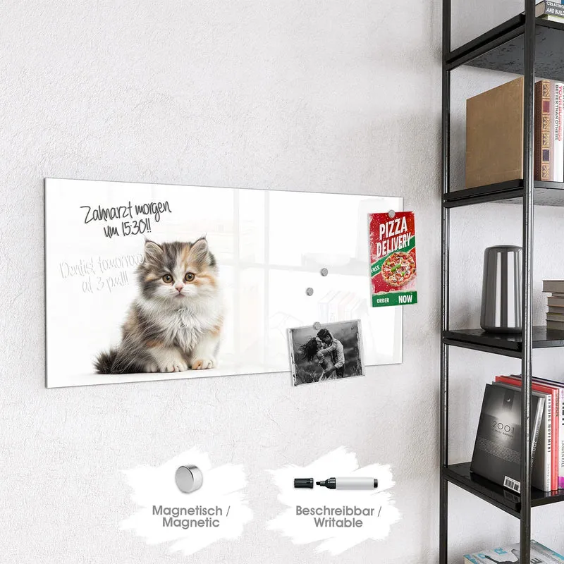 Magnettafel - Flauschige Katze