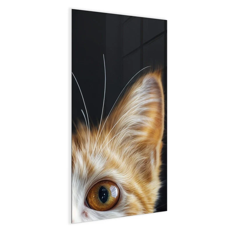 Magnettafel - Katze mit Bernsteinaugen