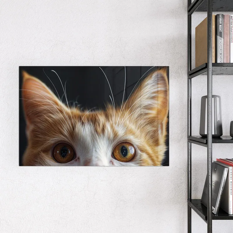 Magnettafel - Katze mit Bernsteinaugen