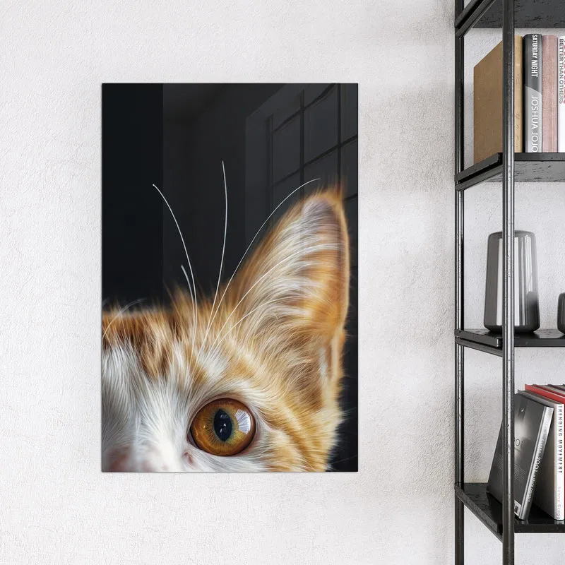 Magnettafel - Katze mit Bernsteinaugen