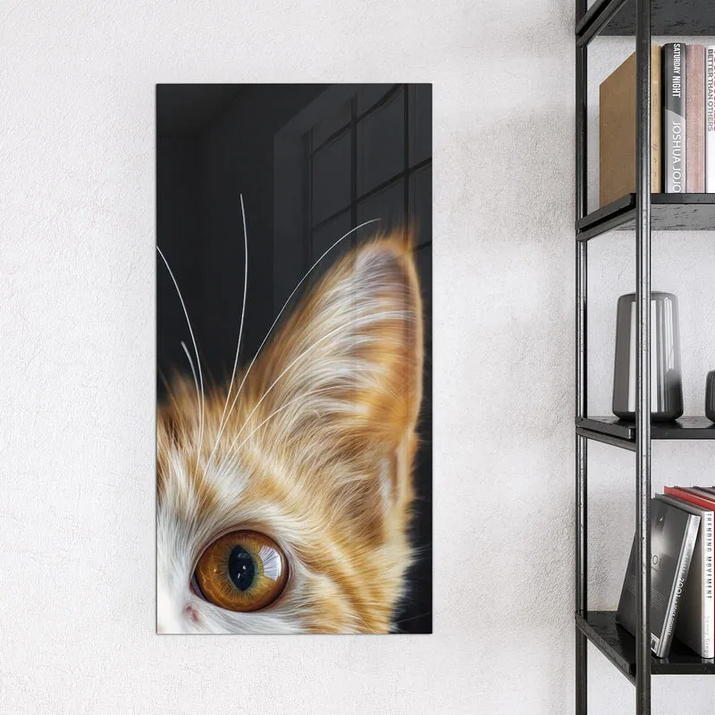Magnettafel - Katze mit Bernsteinaugen