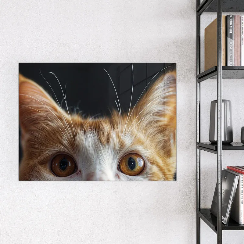 Magnettafel - Katze mit Bernsteinaugen
