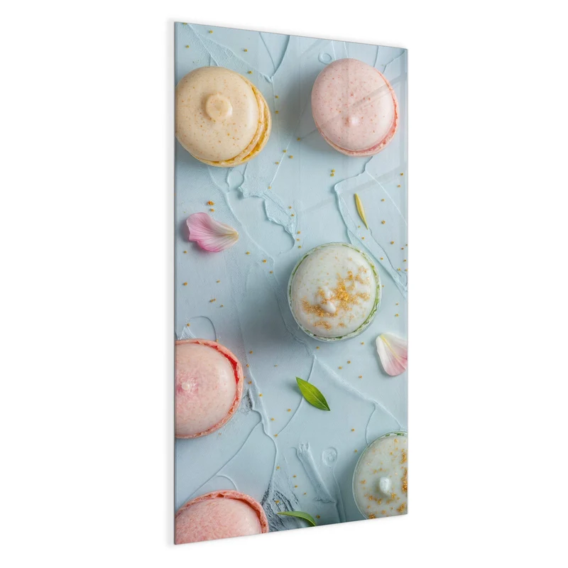Magnettafel - Macarons mit Nelke