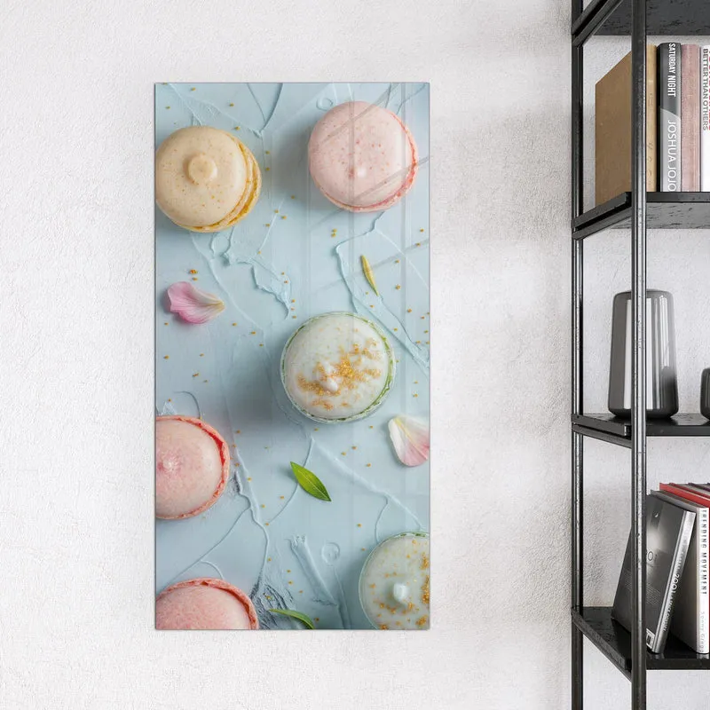 Magnettafel - Macarons mit Nelke