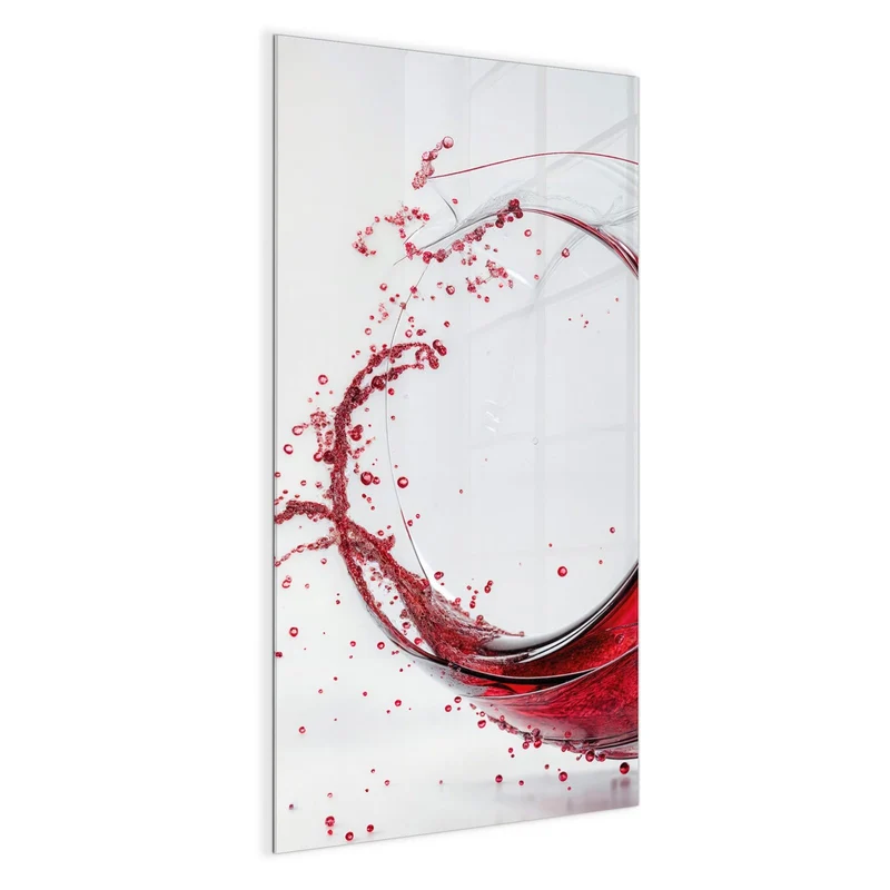 Magnettafel - Wirbelnder Rotwein