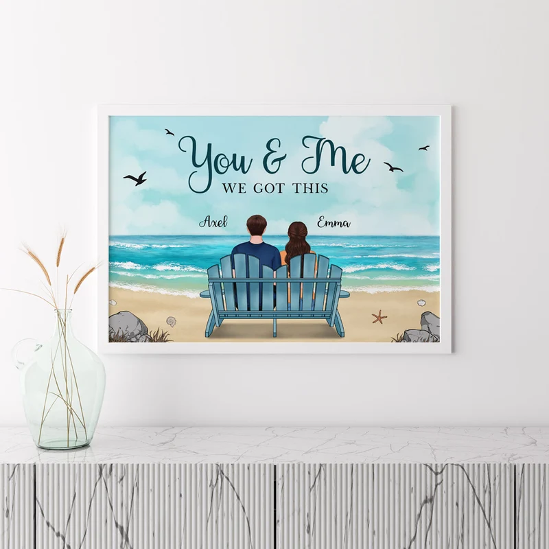 Du & Ich - Personalisierte Geschenke | Poster für Paare/Pärchen