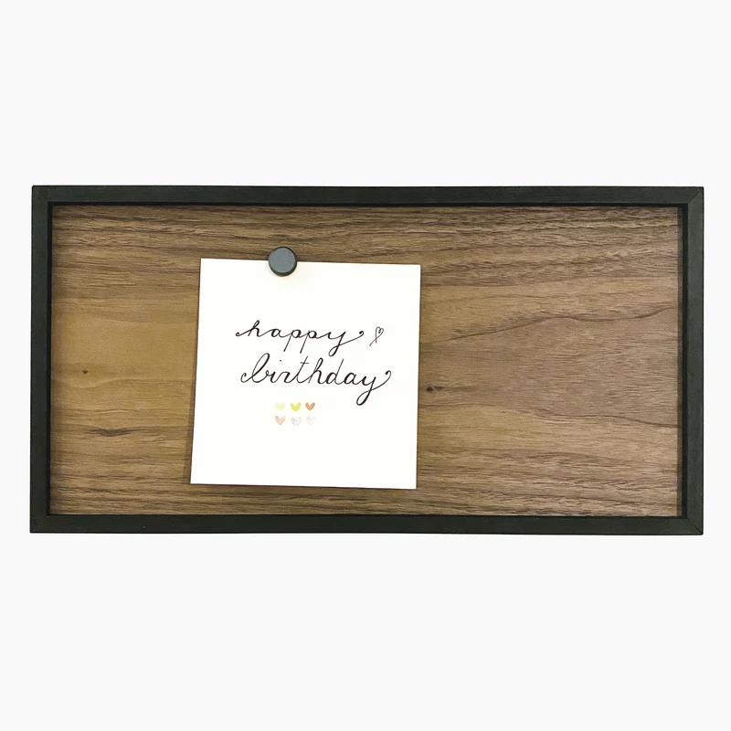 Magnettafel - Nussbaum - klein