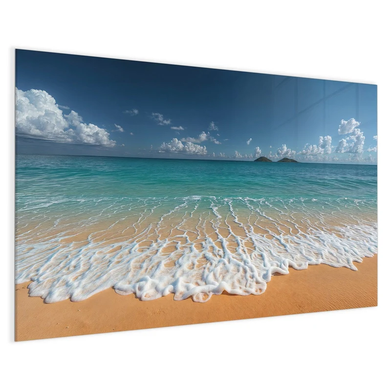 Magnettafel - Brandung vor Inseln