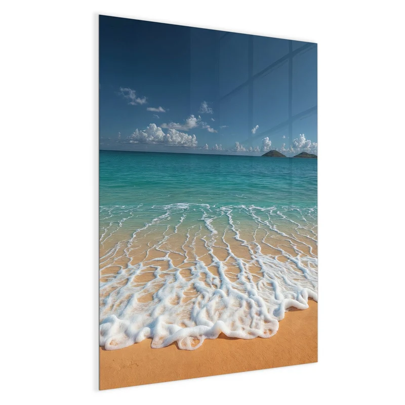 Magnettafel - Brandung vor Inseln