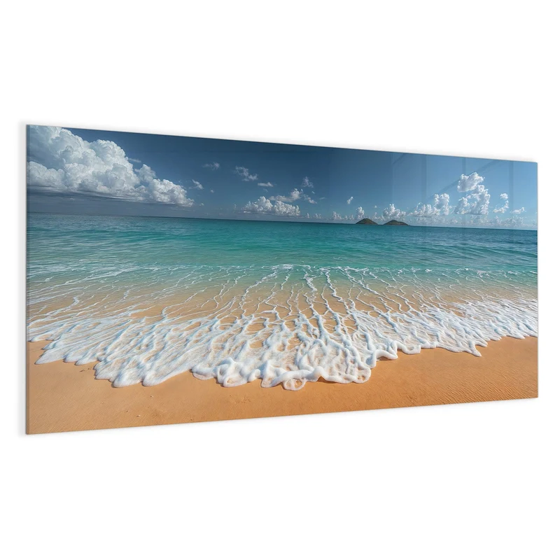 Magnettafel - Brandung vor Inseln