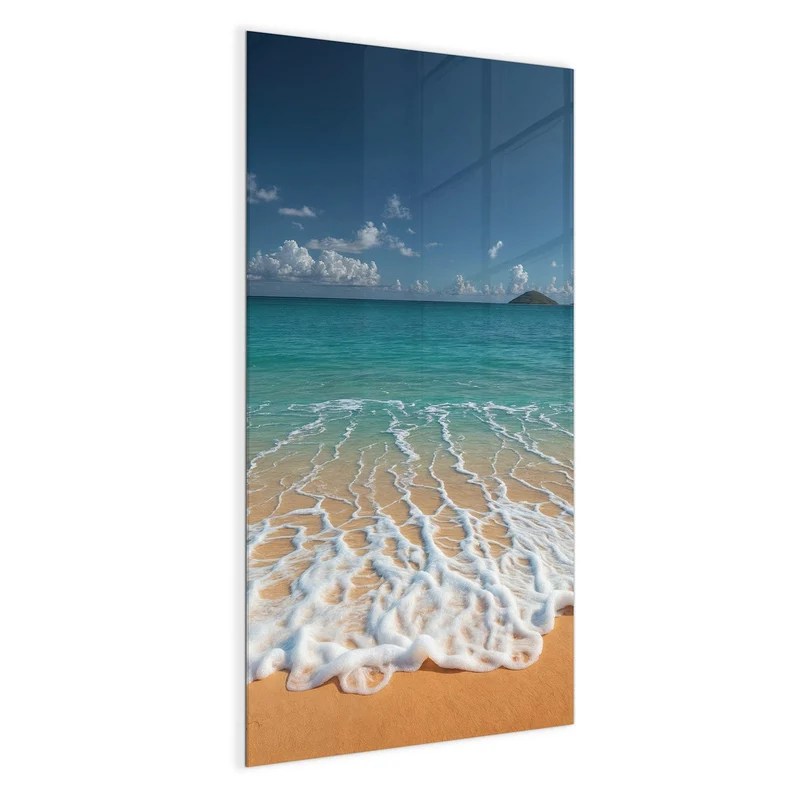 Magnettafel - Brandung vor Inseln