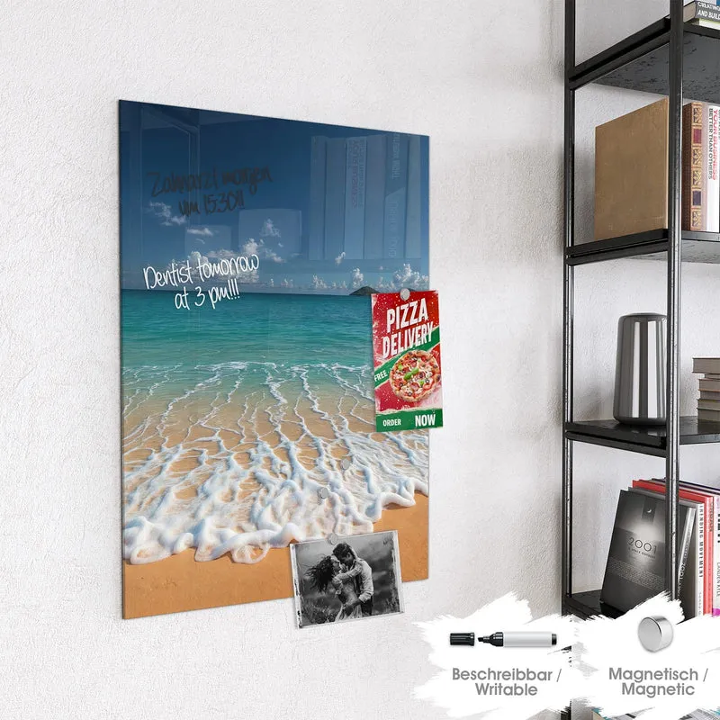 Magnettafel - Brandung vor Inseln