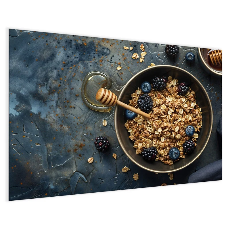 Magnettafel - Müsli mit Beeren