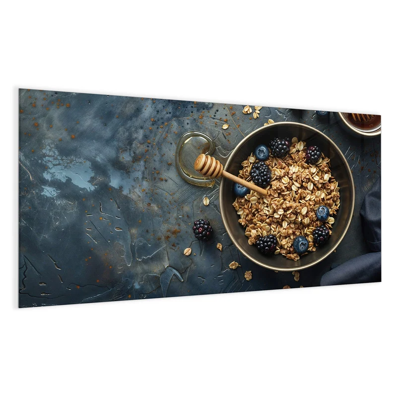 Magnettafel - Müsli mit Beeren