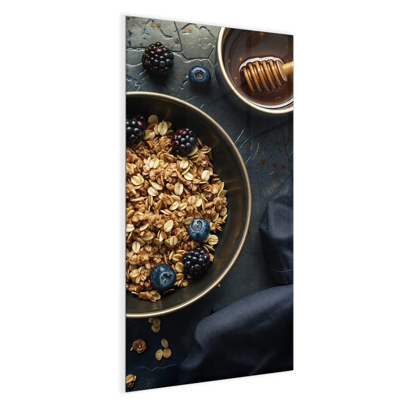 Magnettafel - Müsli mit Beeren