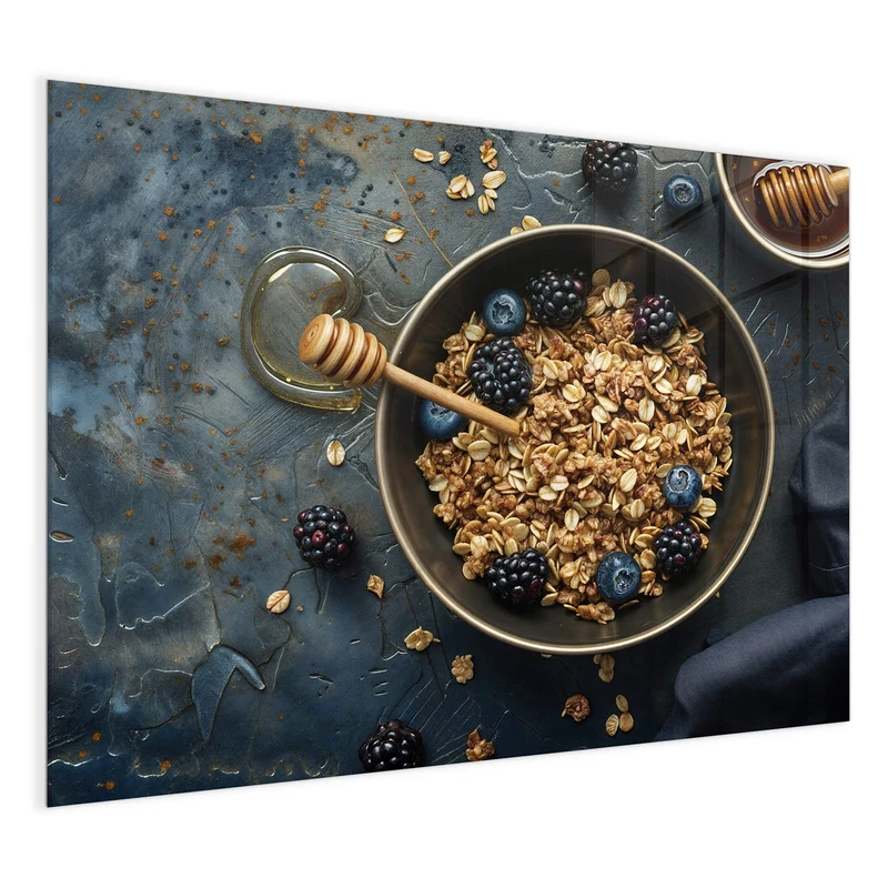 Magnettafel - Müsli mit Beeren