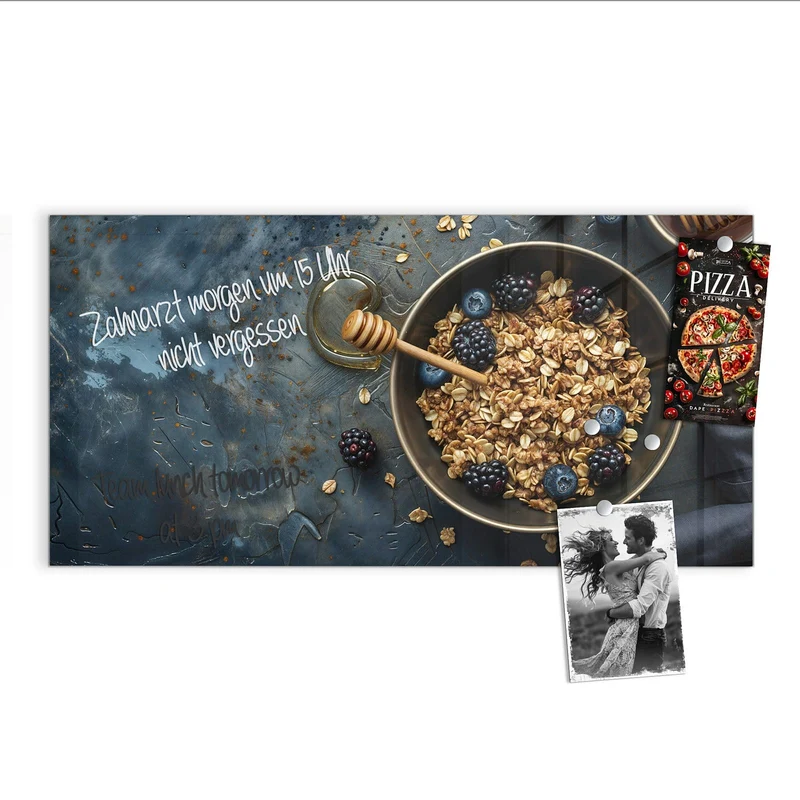 Magnettafel - Müsli mit Beeren