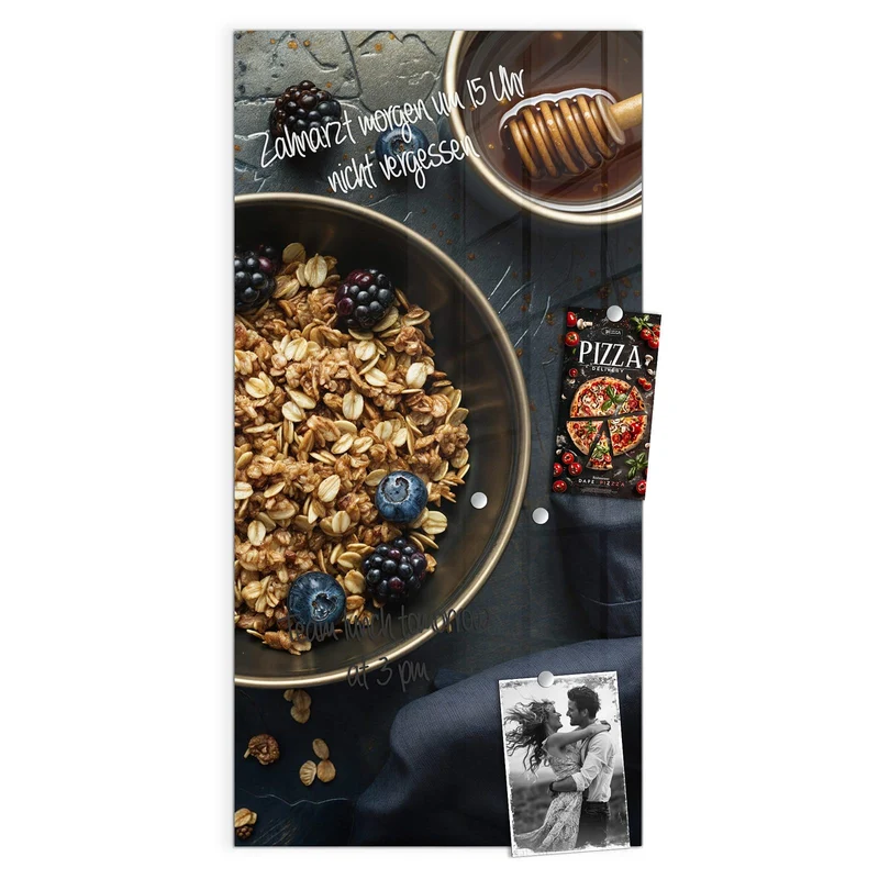 Magnettafel - Müsli mit Beeren