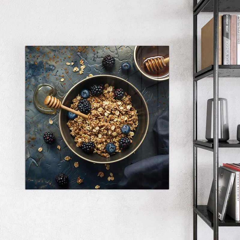 Magnettafel - Müsli mit Beeren