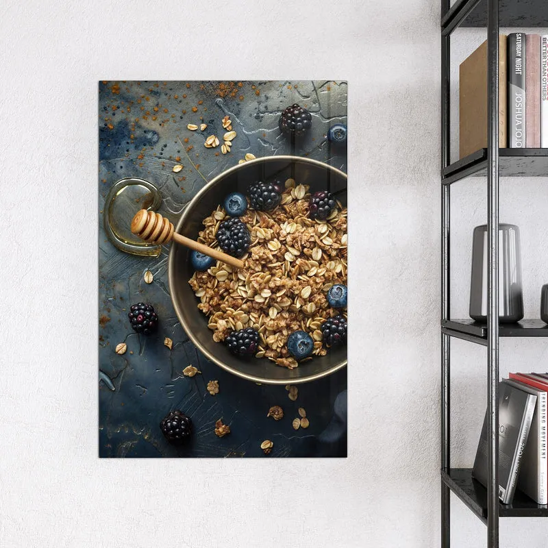 Magnettafel - Müsli mit Beeren
