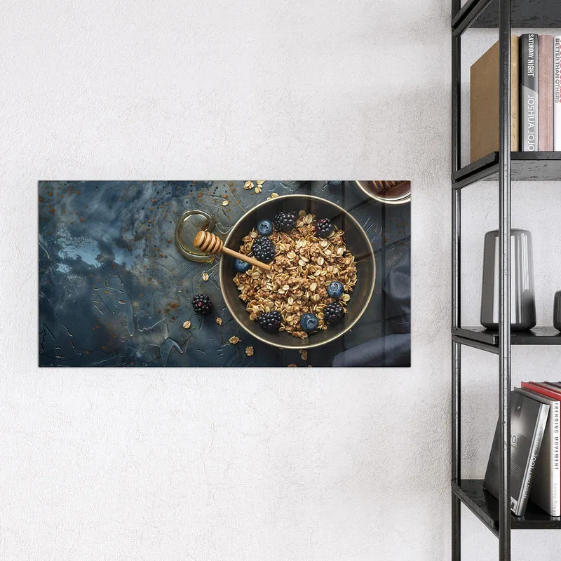 Magnettafel - Müsli mit Beeren