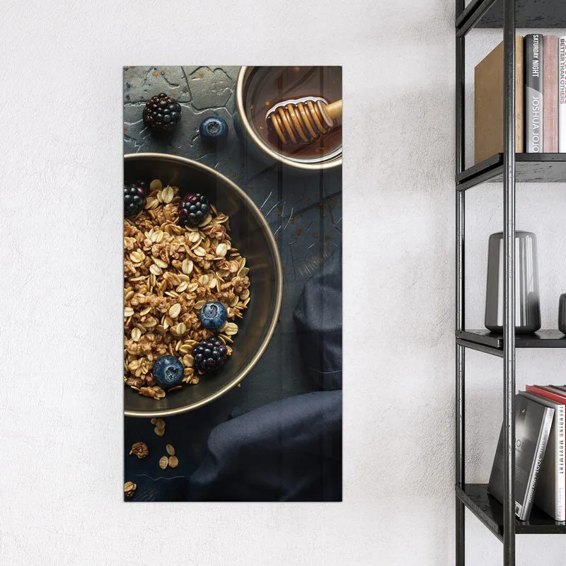 Magnettafel - Müsli mit Beeren