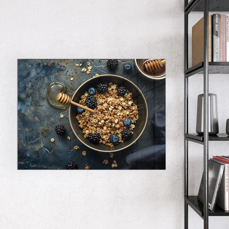 Magnettafel - Müsli mit Beeren