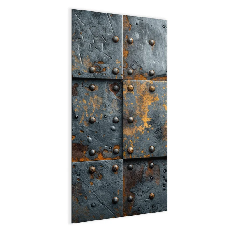 Magnettafel - Rostige Eisenplatten