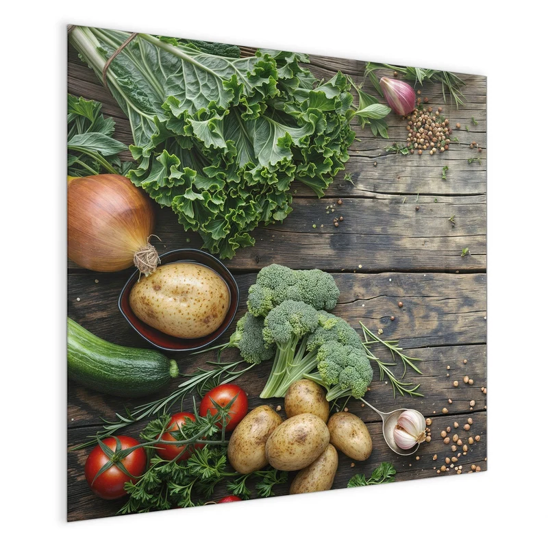 Magnettafel - Brokkoli und Grünkohl